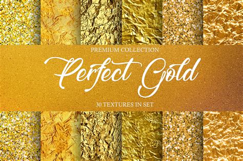 Perfect Gold Photoshop Textures
