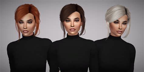 Sims 4 Hairs ~ Aveline Sims Stealthic S Envy Hair Retextured Sims