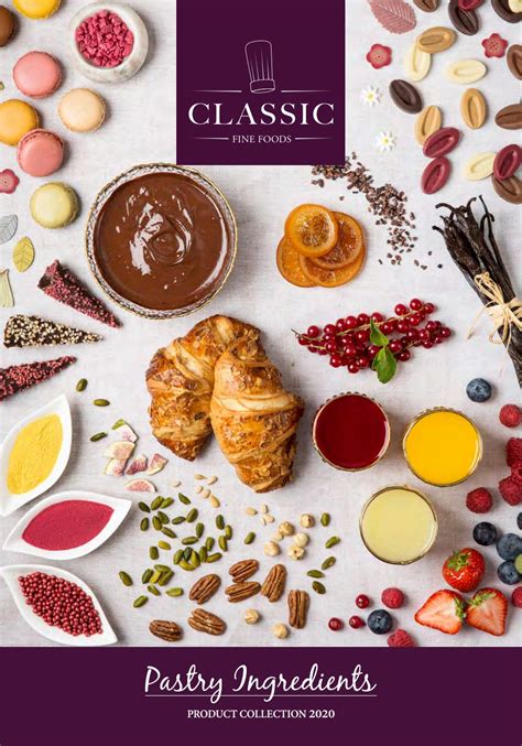 Classic Fine Foods Uk Pastry Collection 2020