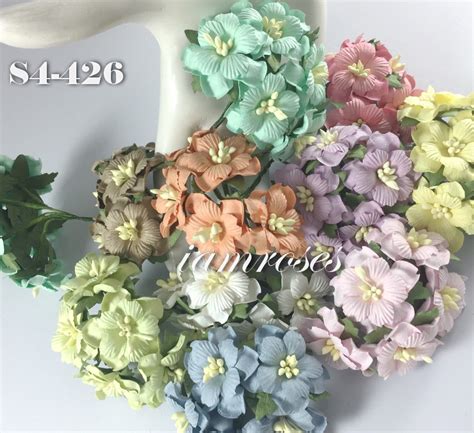 Jul 05, 2020 · a very popular wedding color is dusty blue, and i think you would not like to miss the trends. Mixed Pastel Rainbow Color Paper Flowers