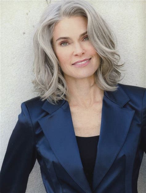 Popular Shoulder Length Curly Fabulous Grey Wigs In 2019 Hair To