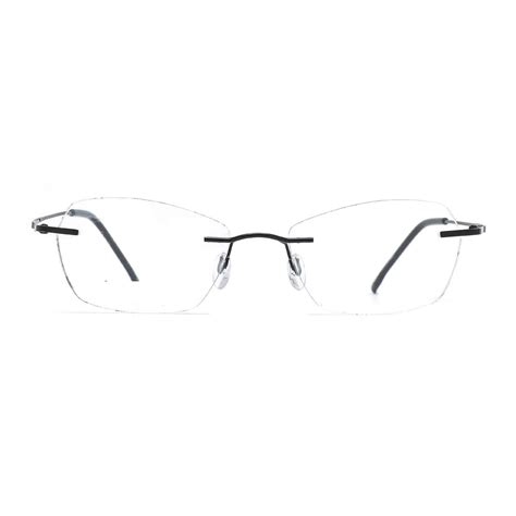 Stylish Rimless Glasses Frame With Pento Shape