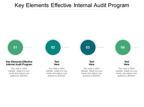 Key Elements Effective Internal Audit Program Ppt Powerpoint
