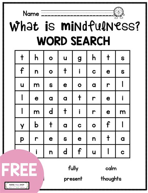 Free Printable Mindfulness Worksheets For Kids Kidsworksheetfun