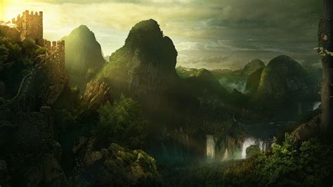 Fantasy Landscape Wallpapers Wallpaper Cave