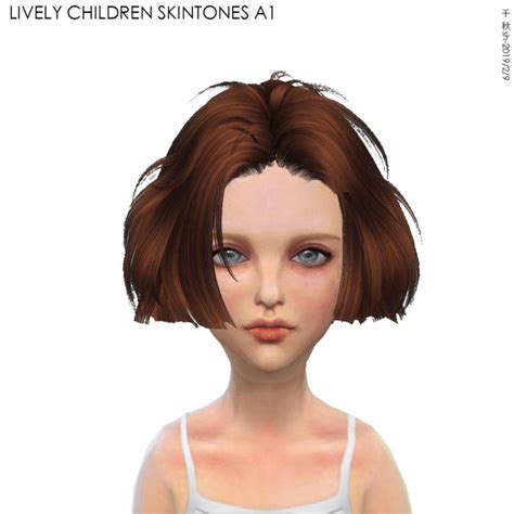 Детский пресет и скинтон A Preset And A Skintones Mod For Children By