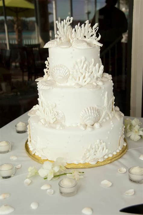 Beach Wedding Cake Ideas Destination Wedding Details