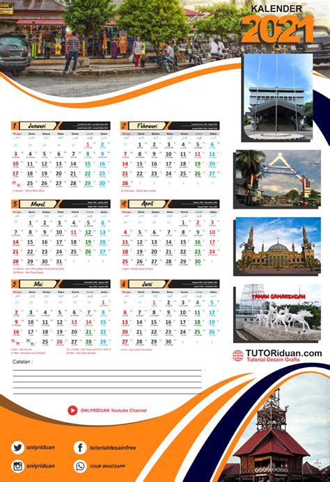 Download Kalender Dinding 2021 Desain Kalender 2021 Cdr Untuk Ukuran