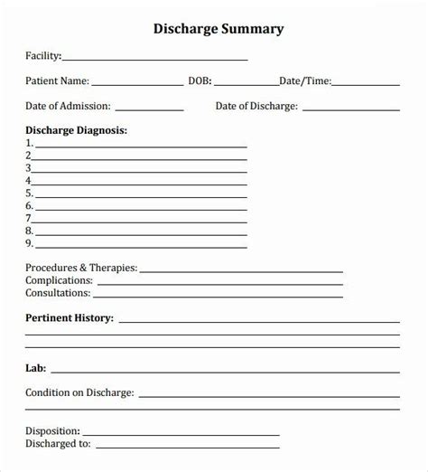 Emergency Room Discharge Form Awesome Emergency Room Discharge Papers