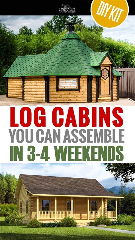 Tiny Log Cabin Kits Easy Diy Project Small Log Cabin Kits Pre