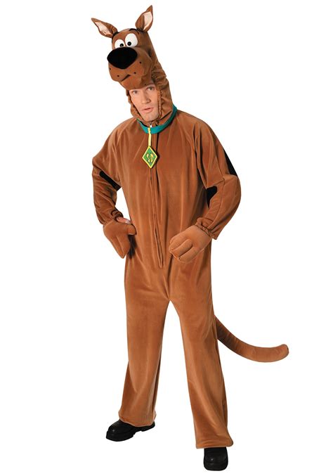 Deluxe Adult Scooby Doo Costume Cartoon Character Costume