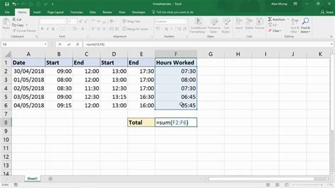 How To Calculate Hours Worked In Excel Using Military Time