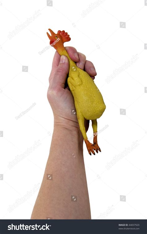 Choking Rubber Chicken Long Standing Gag Foto De Stock Shutterstock