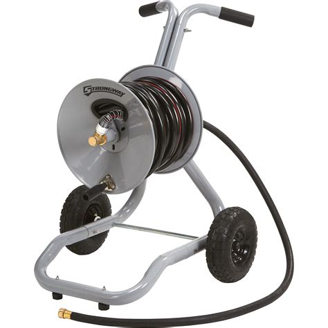 Strongway Garden Hose Reel Cart — Holds 58in X 150ft Hose Northern