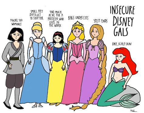 Insecure Disney Girls | Disney funny, Pop culture, Disney girls
