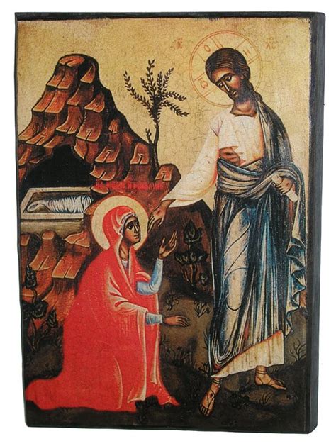 Ikona Chrystus I Maria Magdalena Pracownia Mdk Ikony