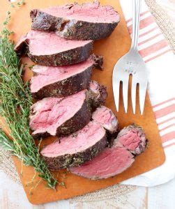 Sprinkle all over with 1 teaspoon kosher salt, patting to adhere. Herb Crusted Beef Tenderloin with Horseradish Gorgonzola Cream Sauce