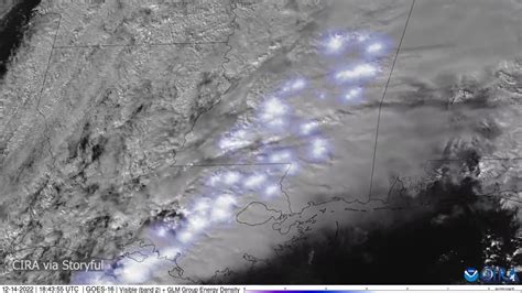 Satellite Video Shows Severe Storms Move Through Southeast Artificial