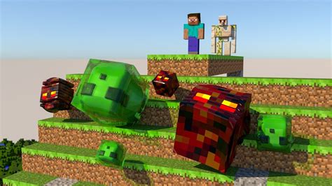 Minecraft Magma Cube And Slime