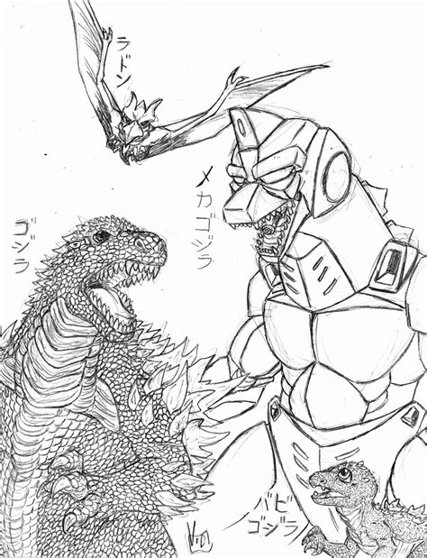 Mechagodzilla Coloring Pages At Free Printable