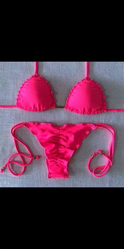 Biquíni Rosa Neon Empina Bumbum No Elo7 Moda Sunset 10fd96e