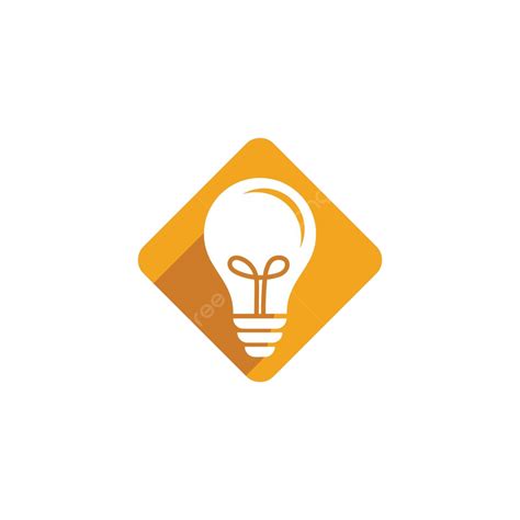 Bola Lampu Vektor Logo Bola Lampu Ilustrasi Otak Vektor Bolam