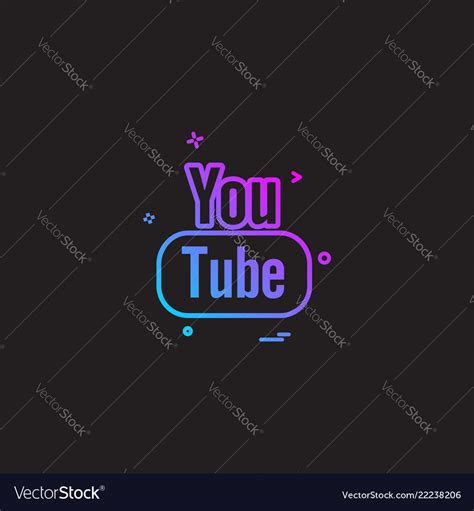 Youtube Icon Design Royalty Free Vector Image Vectorstock