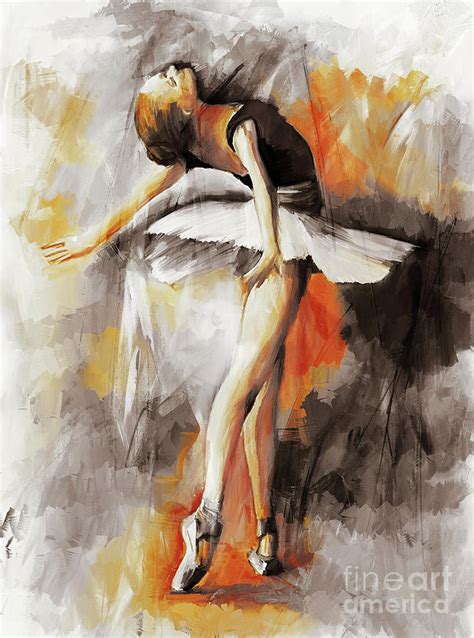 Ballerina Dancing Art 88801 Painting By Gull G Fine Art America