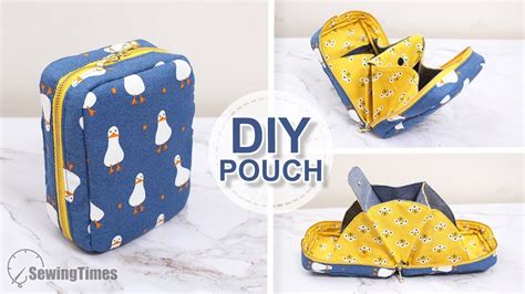 Multi Pockets Pouch Diy Awesome Pouch Bag Tutorial And Sewing Pattern