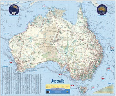Australia Detailed Map •