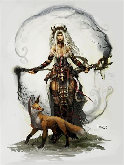 Feiya Iconic Pathfinder Witch Character Portraits Fantasy