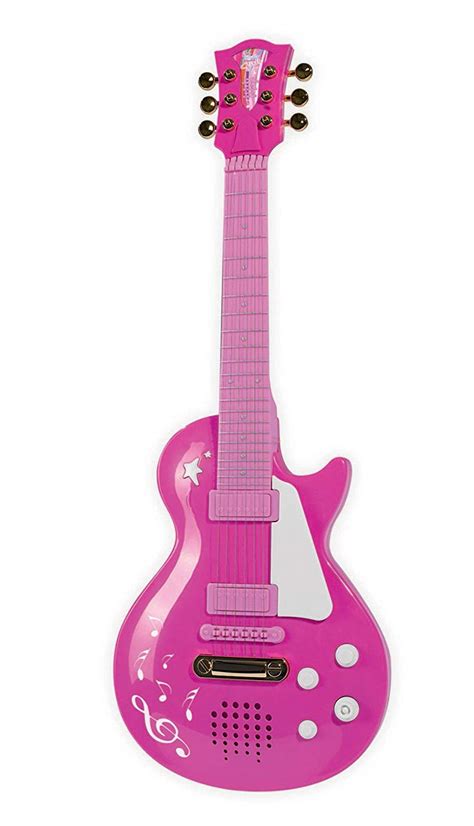Simba 106830693 Music World Girls Electronic Pink Guitar With Metal