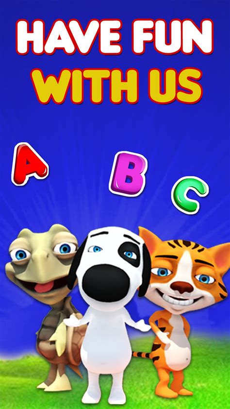 It has all kinds of videos for all kinds so this fun game is a favorite among preschoolers and toddlers. Preschool Learning 3D ABC for Kids