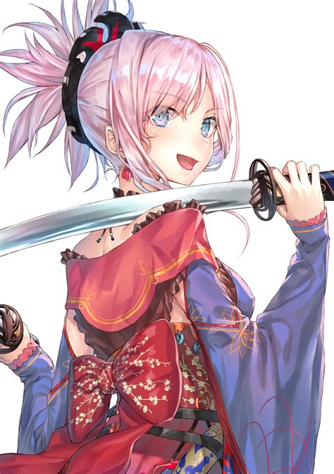 Saber Miyamoto Musashi Fategrand Order Image By Hakuishiaoi