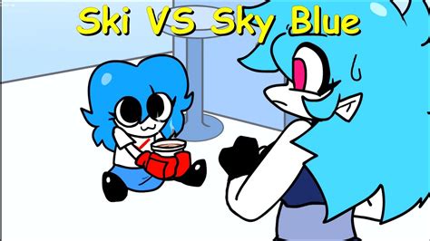 Friday Night Funkin Ski Vs Sky Blue Sporting Song Fnf Modhard