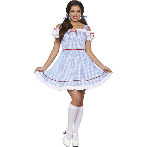 Kansas Sweetie Womens Large Female Adult Dorothy Halloween Costume