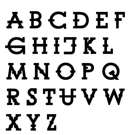 Letter Z Different Fonts