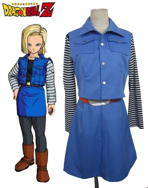 Dragonball Z Android No18 Female Cosplay Costume In Anime Costumes