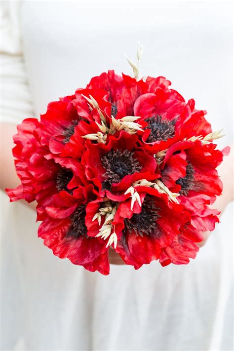 Poppy Bridal Bouquet