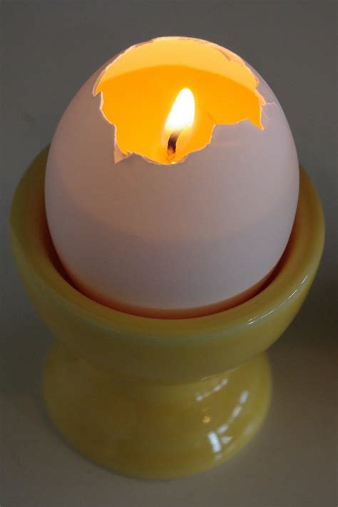Egg Shell Candles Happiness Is Homemade