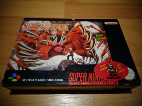 Nintendo Snes Secret Of Evermore With Rare Poster And Catawiki