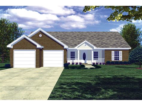 If you are looking to create the classic ranch home look, nothing is better than having plenty of shade trees surrounding your home. Foley Traditional Ranch Home Plan 077D-0022 | House Plans ...