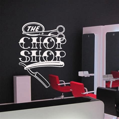 Hombre Barber Shop Pegatina Nombre Chop Bread Decal Haircut Posters