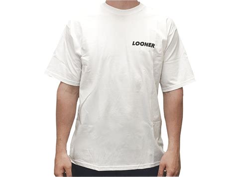 Looner Brand Maple Leaf T Shirt White Kunstform Bmx Shop