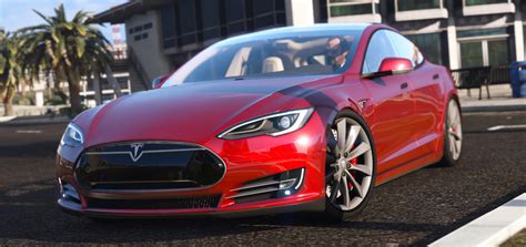 2016 Tesla Model S P90d Add On Lods Gta5