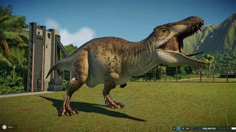Jurassic World Evolution 2 Acrocanthosaurus Youtube