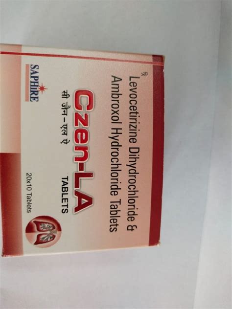 Levocetirizine Dihydrochloride Ambroxol Hydrochloride Tablet Packaging