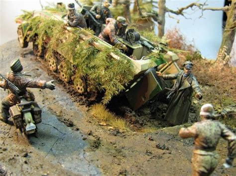 Military Diorama Military Modelling Model Tanks