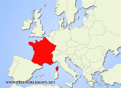 France Highlighted On World Map Domini Hyacintha