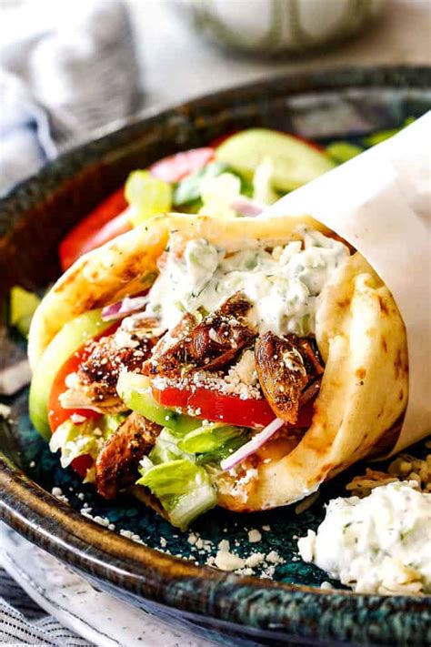 Greek Chicken Gyros Recipe Carlsbad Cravings